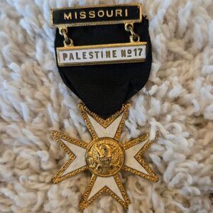 Vintage Masonic Medal Missouri Palestine #17